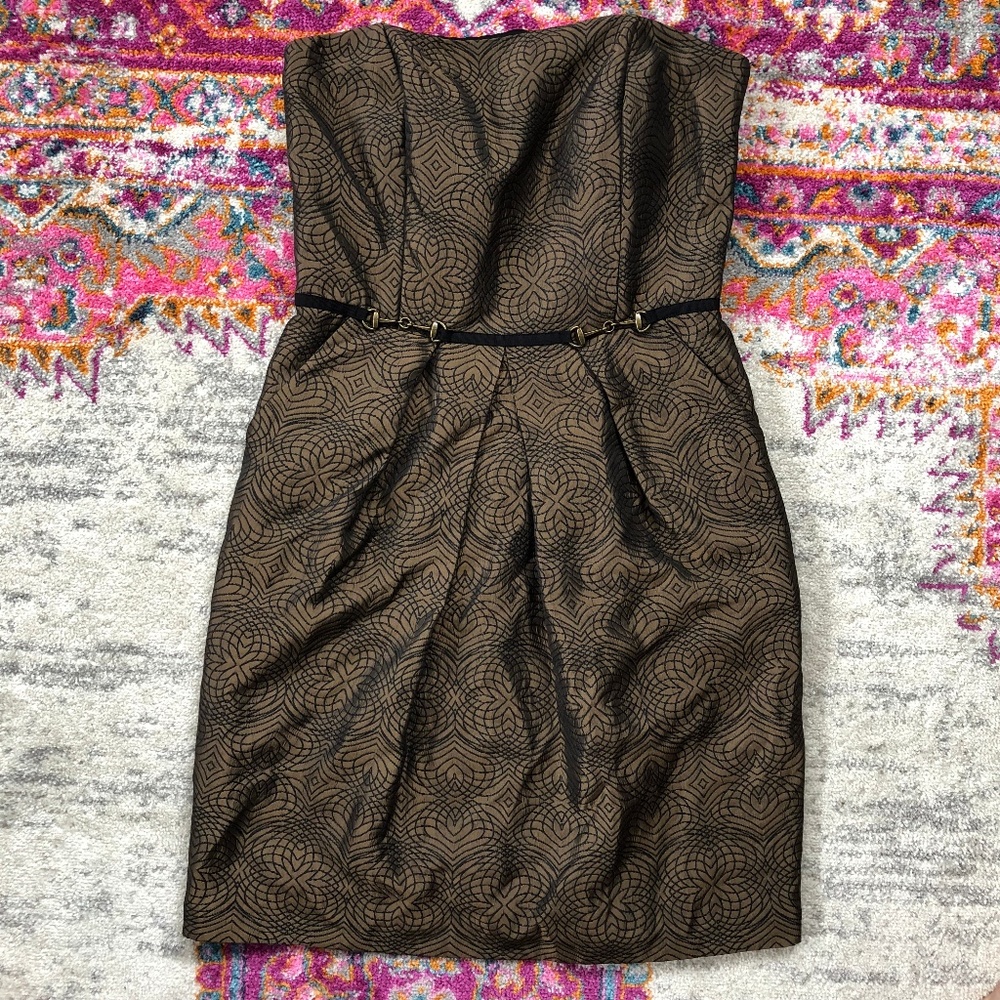 Antonio Melani strapless formal prom dress party